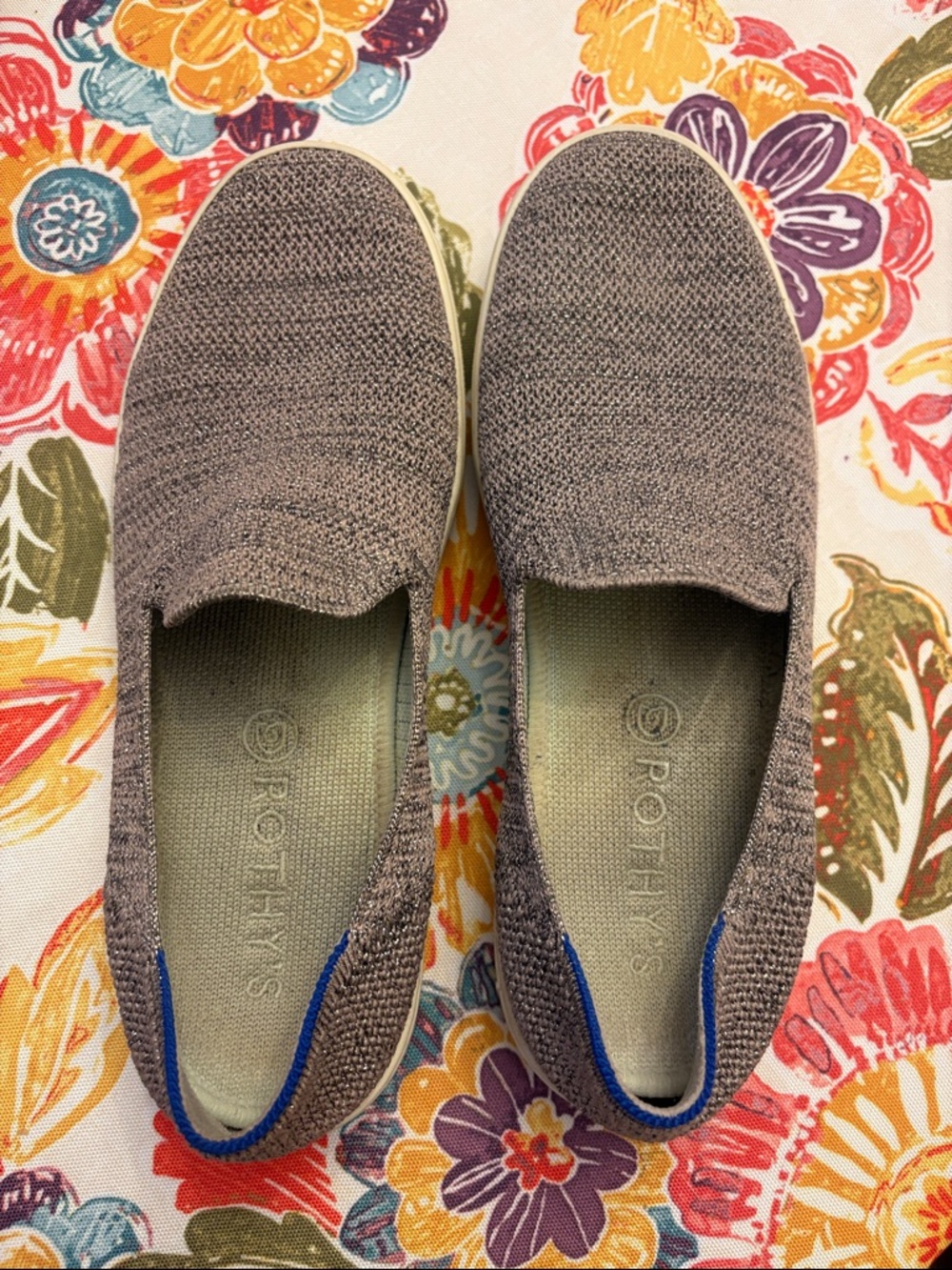 Rothy's Women's Slip-On Original Sneaker in Metallic Stardust